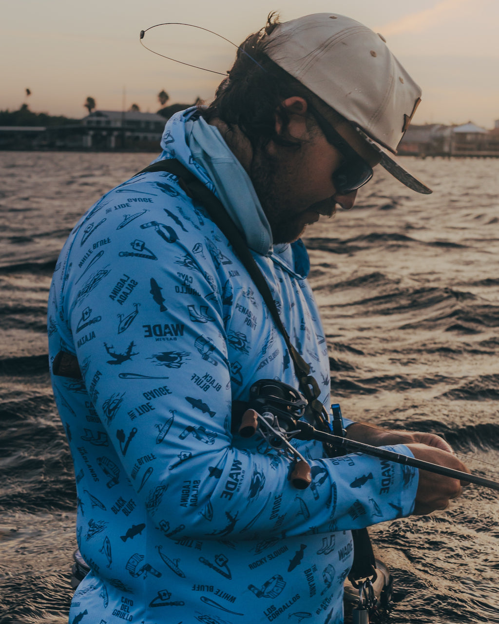 Wade Baffin Performance Shirt (Blue)