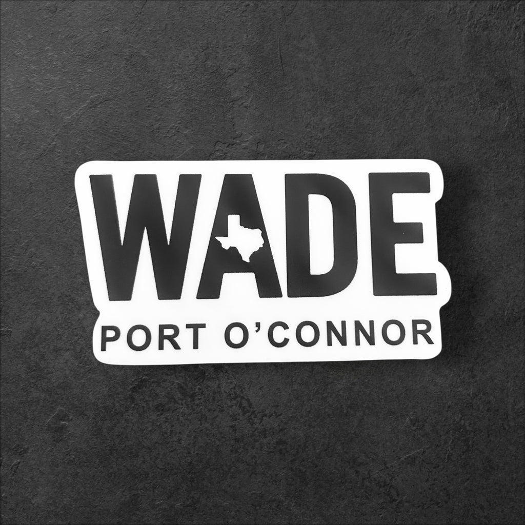 Wade Texas Bay System Stickers