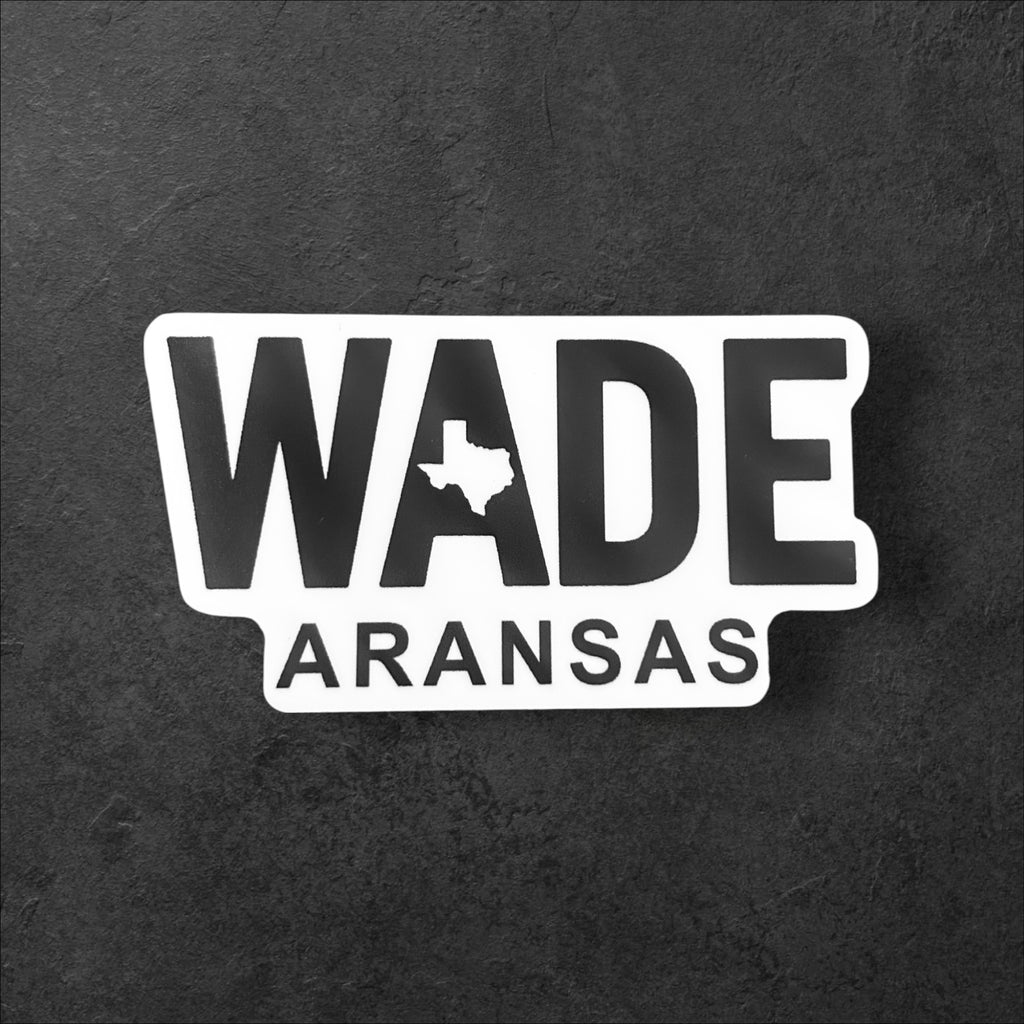 Wade Texas Bay System Stickers