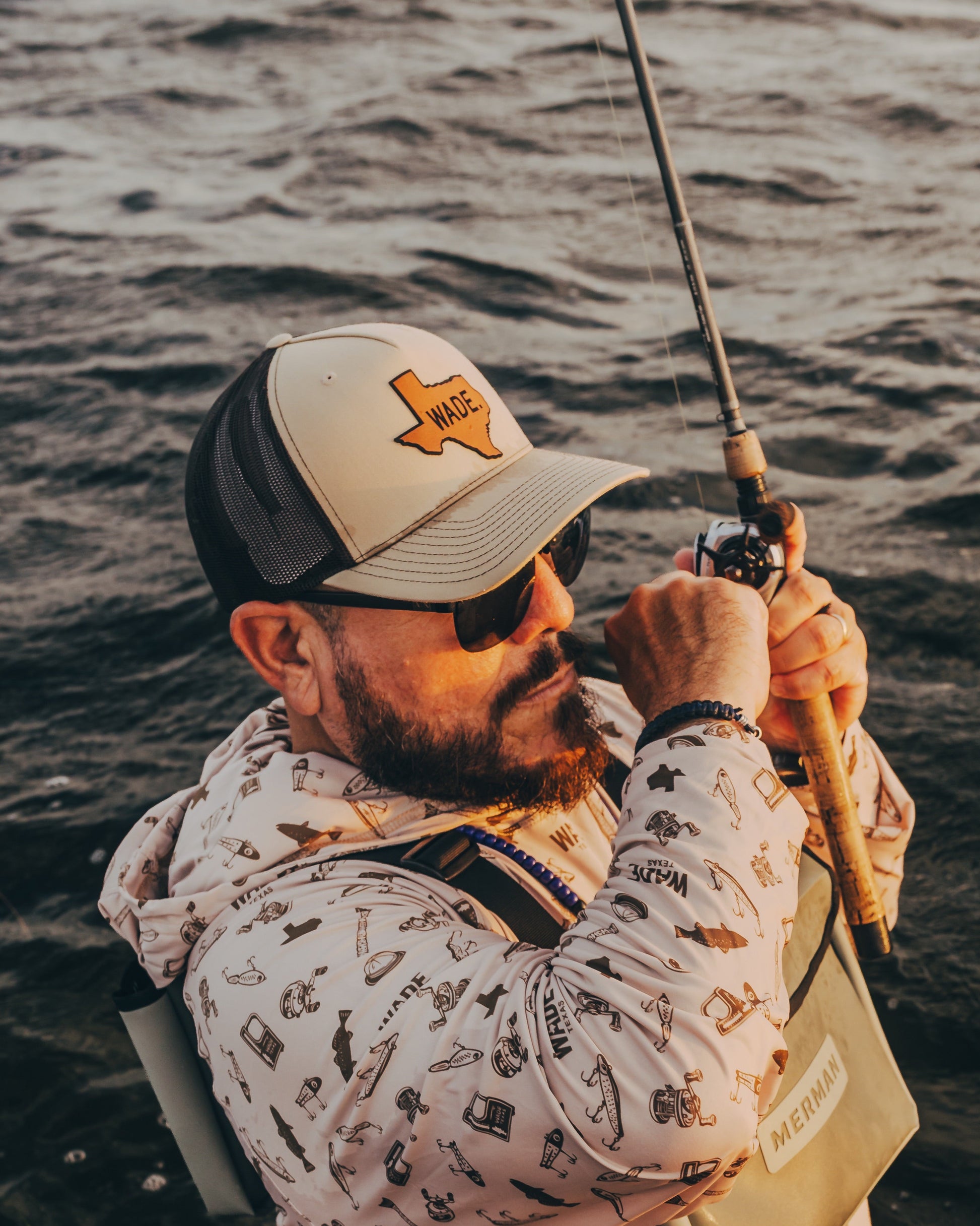 Wade Texas Khaki Trucker Hat