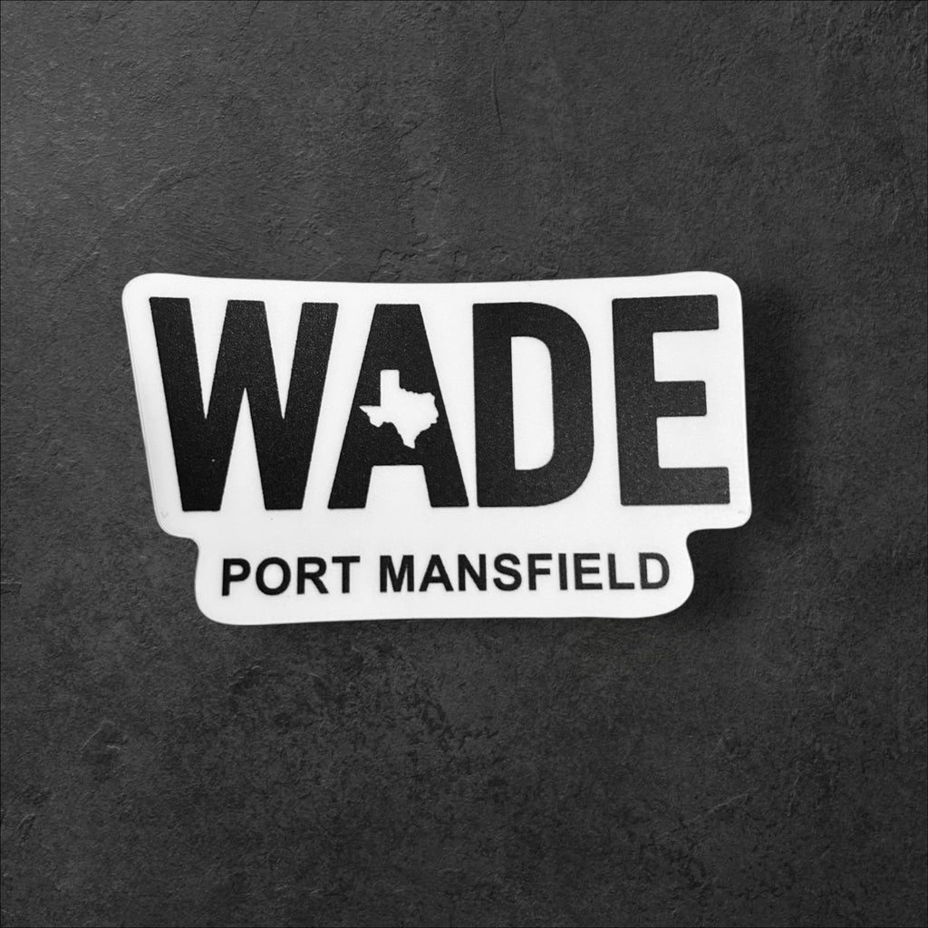 Wade Texas Bay System Stickers